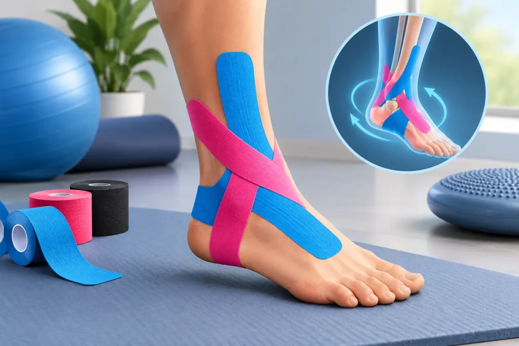 Does Kinesio Taping for Ankle Stability Help?